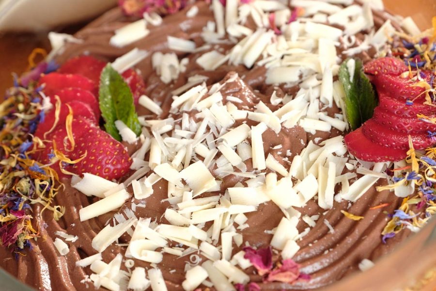 Detailfoto eines leckeren Desserts von Partyservice Rode